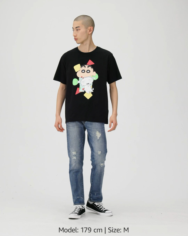 Amazon | Tシャツ しんちゃん シロ 野原しんのすけ パジャマ 半袖
